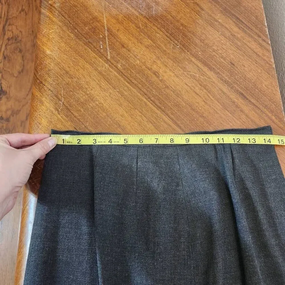 Hillard & Hanson Midi Length Suit Skirt Size Medium